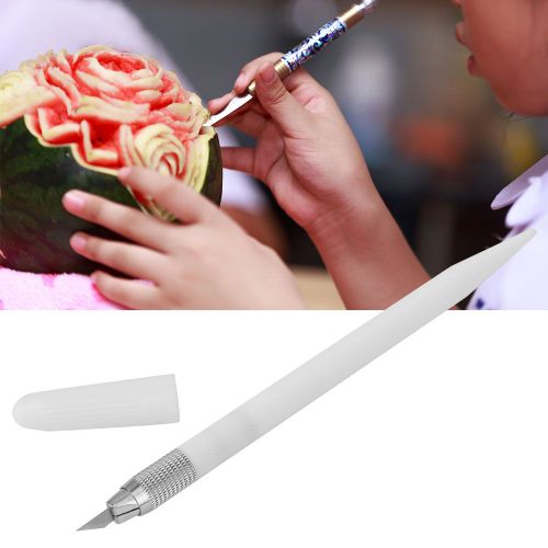 Ensemble De 13 Stylos Et Lames De Sculpture, Couteau A Decouper Pour Une Decoupe Precise (Blanc)