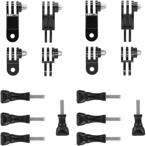 Ensemble de 2 bras d'extension rglables pour bras panoramiques, support de joints fixes pour camra avec vis courte et longue pour GoPro Hero 10, 9, 8, 7, 6, 5 et autres camras d'action