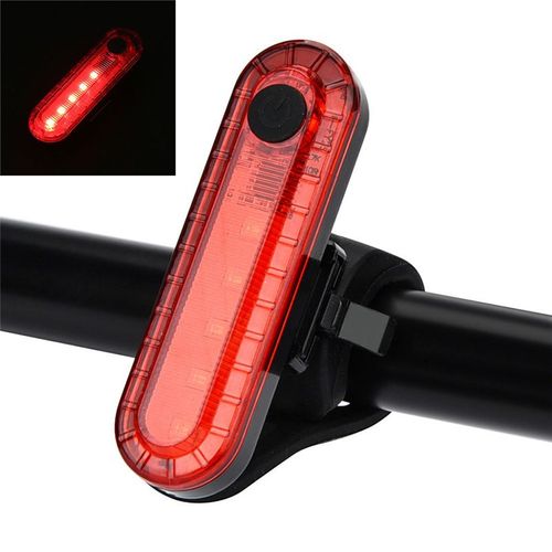 Ensemble De 2 Feux Arrire De Vlo  Led, Lampe De Poche De Scurit Lumineuse  L'arrire Du Vlo (Rouge)