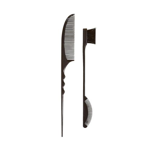 Ensemble De 2 Peignes Queue De Rat Et Brosse  Pointes Pintail - Outils De Coiffure Double Face Pour Tous Types De Cheveux