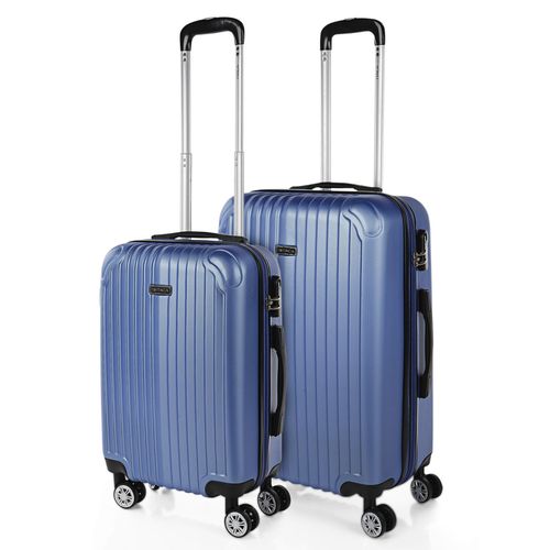 Ensemble De 2 Valises De Voyage, Chariot  4 Roues. Abs Rigide Et Lger. Poignes Et Cadenas. Petite Cabine Low Cost Et Moyen Extensible. T71515