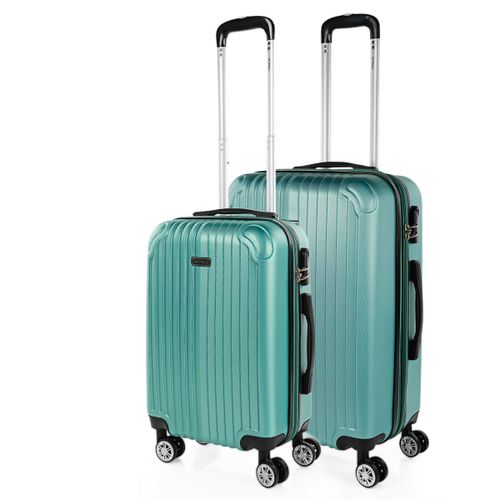 Ensemble De 2 Valises De Voyage, Chariot  4 Roues. Abs Rigide Et Lger. Poignes Et Cadenas. Petite Cabine Low Cost Et Moyen Extensible. T71515