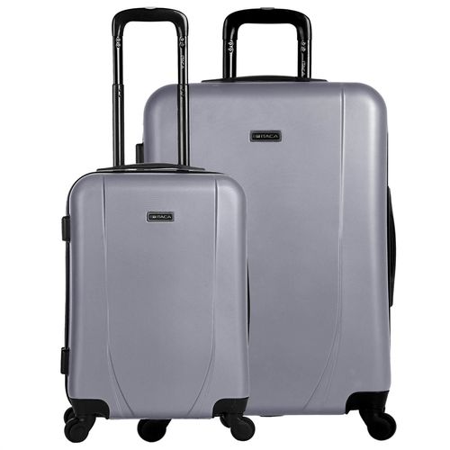 Ensemble De 2 Valises Trolley Abs  4 Roues Avec Cadenas Intgr. 2 Tailles: Small 55 Et Big 75. Dur Rigide Confortable Et Lger. Haute Qualit. Beau Design 71117