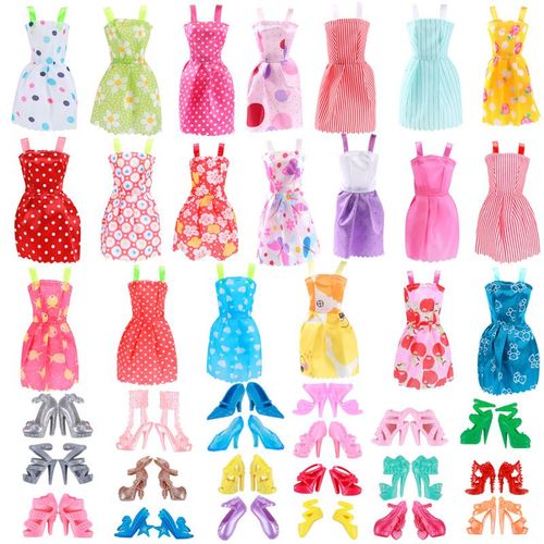 Ensemble de 20 vtements et accessoires de poupe (poupe non incluse), 20 vtements, 20 paires de chaussures, vtements de poupe fille de 30 cm 11 pouces