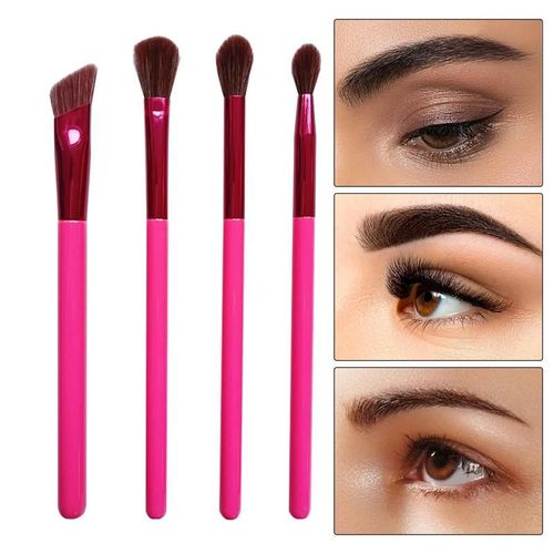Ensemble De 4 Brosses  Sourcils Multifonctions, Anti-Cernes, Produits De Beaut Portables Pour Le Fond De Teint
