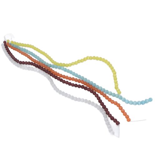 Ensemble De 5 Bijoux A Faire Soi-Meme, Perles En Pierre, Colliers, Bracelets, Artisanat, Perles Pour Bijouterie