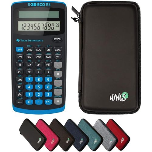 Ensemble De Base Noir Avec Calculatrice Ti-30 Eco Rs