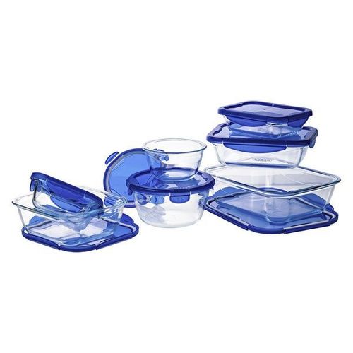 Ensemble De Botes  Lunch Pyrex Cook & Go (7 Pcs) Transparent Verre Borosilicat