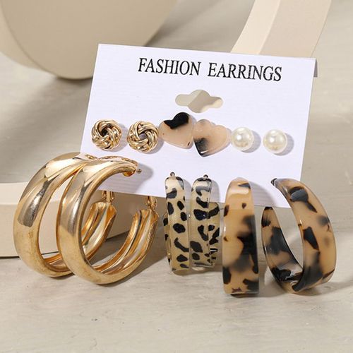 Ensemble De Boucles D'oreilles En Mtal Plaqu Argent Pour Femmes, Cercle Gomtrique, Boucles D'oreilles Pendantes, Ensembles De Boucles D'oreilles Pendantes, Bijoux Chimexquis