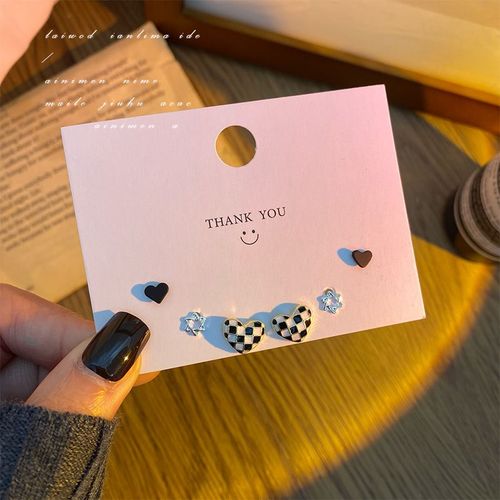 Ensemble De Boucles D'oreilles En Rsine, Joli Bijou En Forme De CUr, Papillon Et Fleur, Pour Femmes Et Filles, Cadeaux lgants, Vente En Gros, 2022