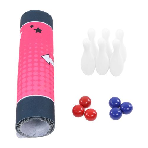 Ensemble de boules de bowling, jouet educatif interactif pour l'apprentissage precoce, portable et anti-stress, avec manette de jeu
