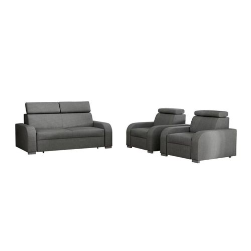 Ensemble De Canaps Etrcala 106, Fonction De Couchage, Gris
