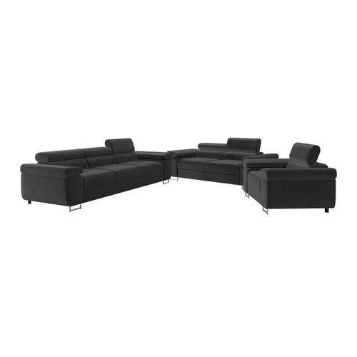 Ensemble De Canaps Comfivo Eliferu 107, Fonction De Couchage, Gris