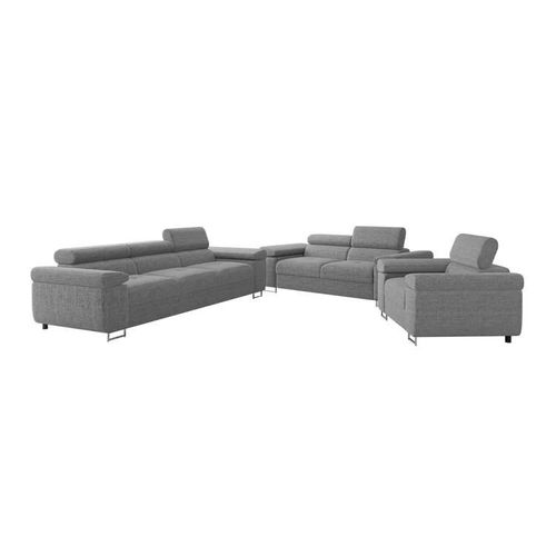 Ensemble De Canaps Comfivo Eliferu 107, Fonction De Couchage, Gris
