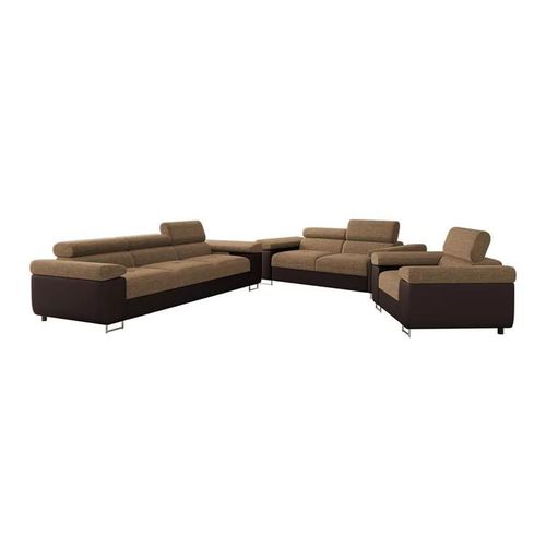 Ensemble De Canaps Comfivo Eliferu 107, Fonction De Couchage, Marron