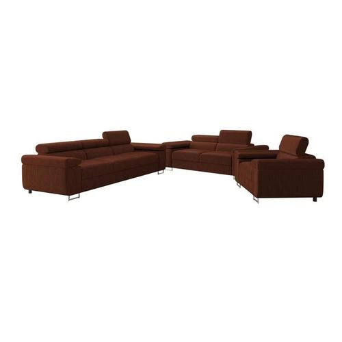 Ensemble De Canaps Comfivo Eliferu 107, Fonction De Couchage, Marron