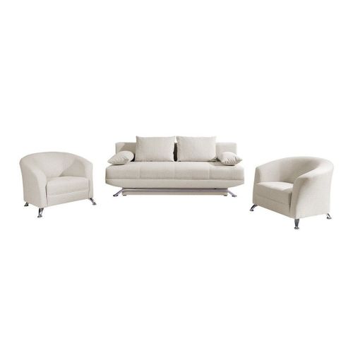 Ensemble De Canaps Providence 102, Fonction De Couchage, Blanc