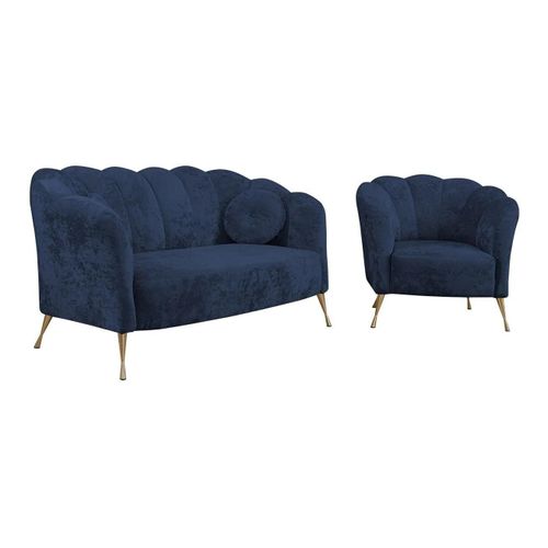 Ensemble De Canaps Providence 152, Fonction De Couchage, Bleu