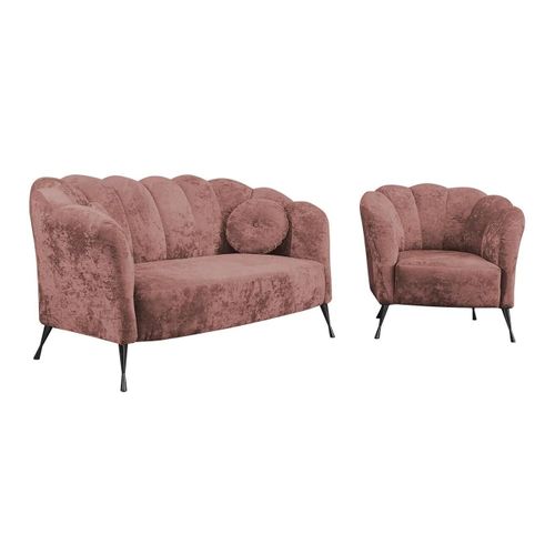 Ensemble De Canaps Providence 152, Fonction De Couchage, Rose