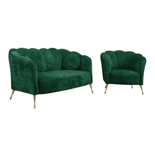 Ensemble De Canaps Providence 152, Fonction De Couchage, Vert