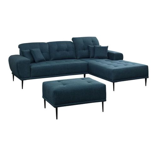 Ensemble De Canaps Providence 155, Fonction De Couchage, Bleu