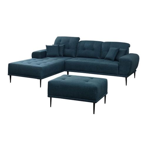 Ensemble De Canaps Providence 155, Fonction De Couchage, Bleu