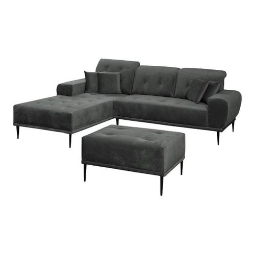 Ensemble De Canaps Providence 155, Fonction De Couchage, Gris