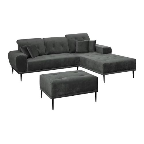 Ensemble De Canaps Providence 155, Fonction De Couchage, Gris