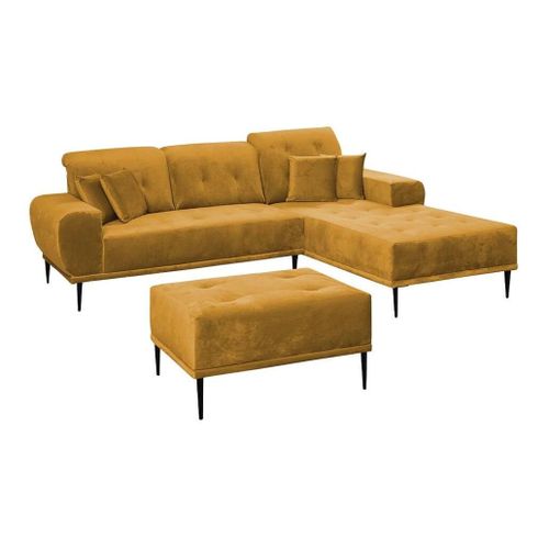 Ensemble De Canaps Providence 155, Fonction De Couchage, Jaune