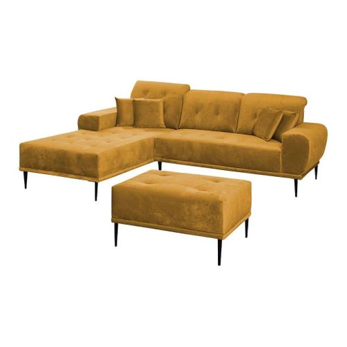 Ensemble De Canaps Providence 155, Fonction De Couchage, Jaune
