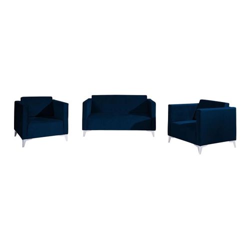 Ensemble De Canaps Virmore 103, Fonction De Couchage, Bleu