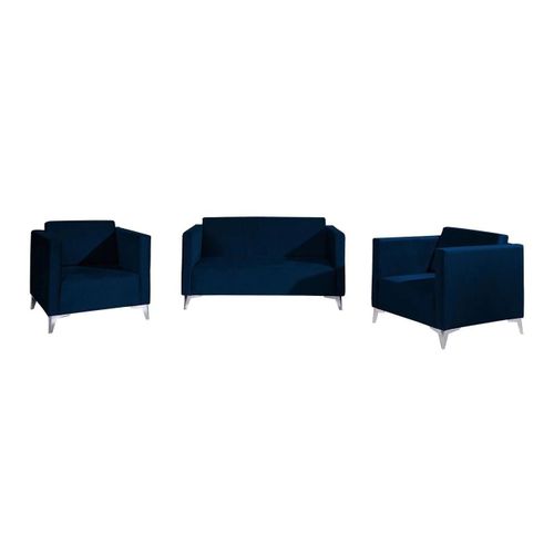 Ensemble De Canaps Virmore 103, Fonction De Couchage, Bleu