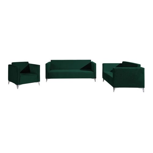 Ensemble De Canaps Virmore 105, Fonction De Couchage, Vert