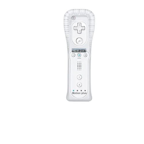 Ensemble de contrleur Dahchuck, Motion Plus, tlcommande Wii, manette de jeu pour le contrle des jeux Nintendo Wii, 1 paire-2 in1 straight handl