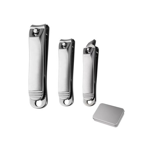 Ensemble De Coupe-Ongles En Acier Inoxydable - Lot De 3 Pour Ongles Des Mains Et Des Pieds Avec Lime  Ongles Intgre - Cadeau De Toilettage Idal