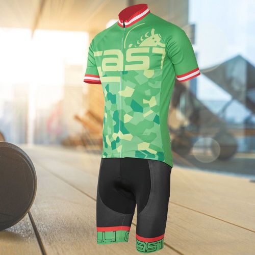 Ensemble De Cyclisme Pour Sports De Plein Air, Maillot A Manches Courtes Et Pantalon Absorbant La Transpiration, Taille Xxl