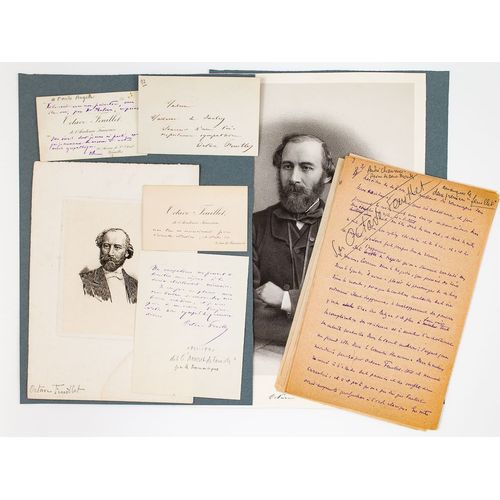 Ensemble De Document De Et Sur Octave Feuillet [ Dtail : ] 1 L.A.S. D'octave Feuillet, 2 Pages, Date Du 5 Juin : Mon Cher Docteur, Le Beau Temps M   de Feuillet 