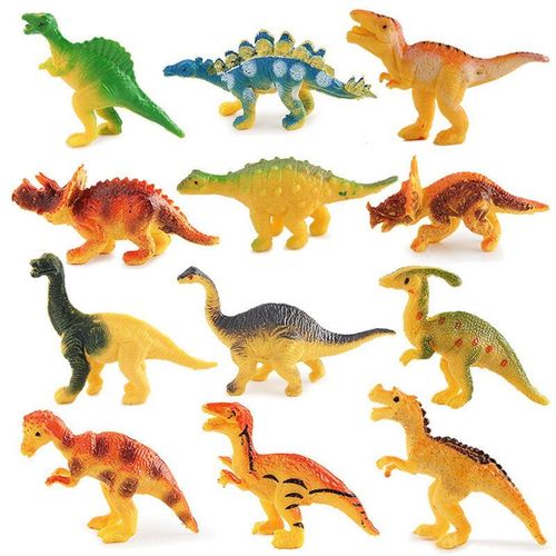 Ensemble De Figurines Mini Animaux Dinosaures, 12 Pices, Modle D'Action, Collection Ancienne Classique, Jouet Pour Enfants