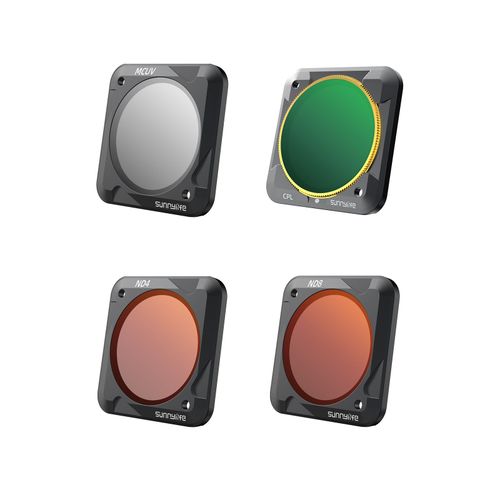 Ensemble De Filtres De Plonge Pour Dji Osmo Action2 Cpl Mcuv,Lentille Rouge,Violet Et Rose,Accessoires Pour Drone Dji Action 2 - Type 4in1