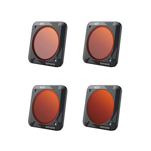 Ensemble De Filtres De Plonge Pour Dji Osmo Action2 Cpl Mcuv,Lentille Rouge,Violet Et Rose,Accessoires Pour Drone Dji Action 2 - Type Nd Set