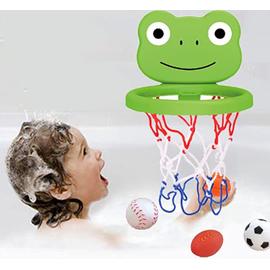 Ensemble de jouets de bain pour bébé Grenouille Panier de basket