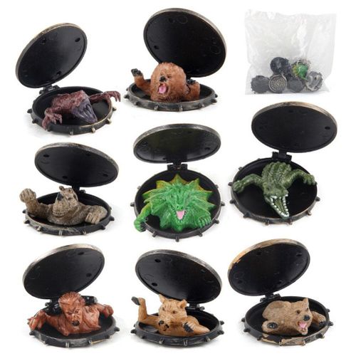 Ensemble De Jouets De Simulation Crocodile Lion Triceratops Loup, 8 Pices, Poupe Pour L'apprentissage De La Cognition Des Enfants, Modle Animal ducatif
