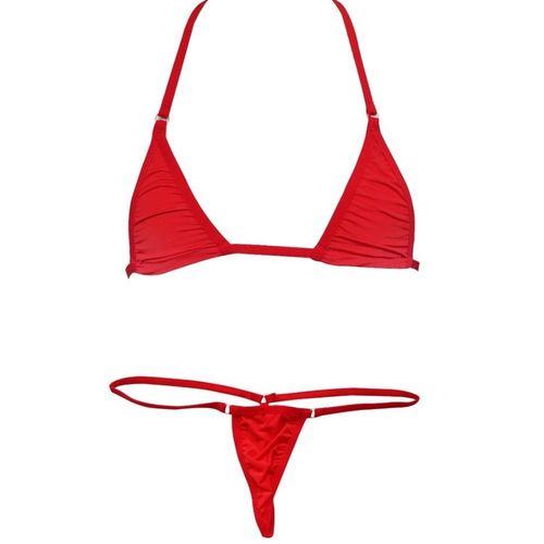 Ensemble De Lingerie Sexy Pour Femmes, Soutien-Gorge Bandage, Micro String, Bikini, Mini String, Microkini, Sous-Vtements, Chaud, 7.0