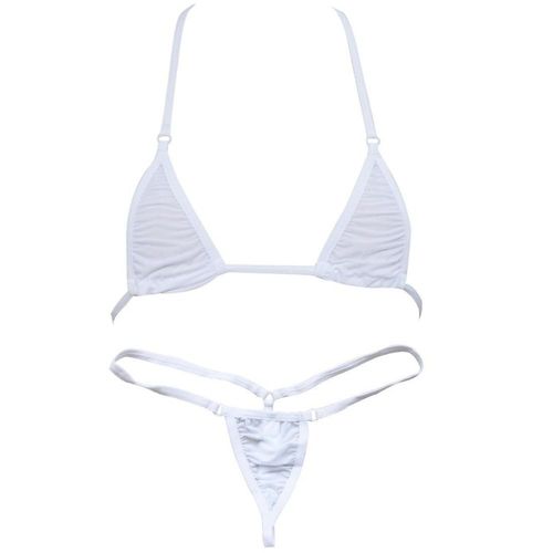 Ensemble De Lingerie Sexy Pour Femmes, Soutien-Gorge Bandage, Micro String, Bikini, Mini String, Microkini, Sous-Vtements, Chaud, 7.0