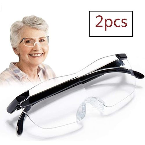 Ensemble De Loupes  Pince Avec Design Rabattable Pour Une Lecture Facile Et Des Tches Dtailles - Style Aviateur