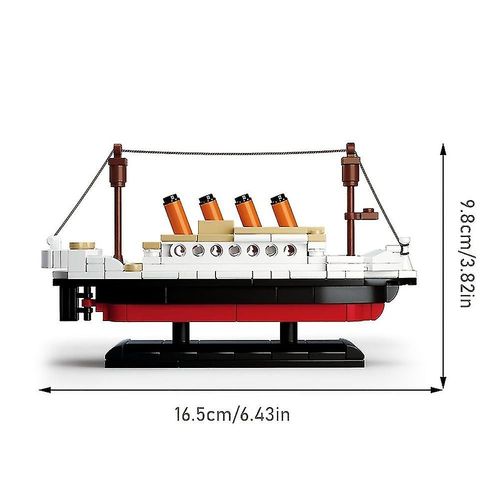 Ensemble De Mini Blocs De Construction Titanic Micro, Briques De Construction De ModLe De Bateau Jouet Titanic, Ensembles De Puzzle 3d, Jouets Ducatifs De Bricolage, Cadeaux