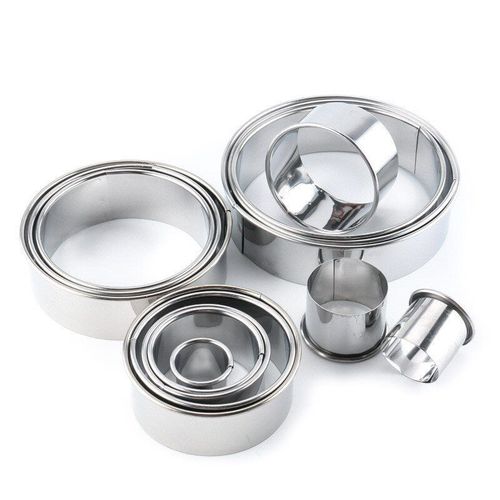 Ensemble De Moules Ronds En Acier Inoxydable, Outil De Coupe De Pte  Ptisserie, 14 Pices