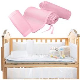 Ensemble De Pare Chocs Pour Lit De Bebe Coussinets Standard Pour Lit De Bebe En Filet Respirant Rakuten