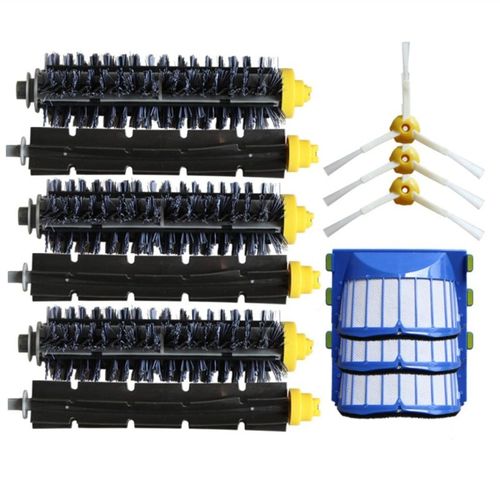 Ensemble de pices de Robot aspirateur, lments filtrants, balayeuse, brosse latrale, rouleau, brosse de balayage, pour i-robot srie 6