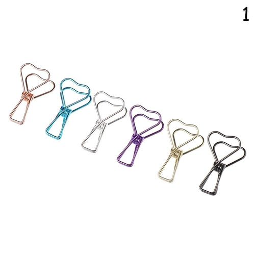Ensemble De Pinces Mtalliques Rtro Colores En Forme D'toile/Poisson/Chat, 6 Pices/Ensemble, Clip De Reliure En Forme D'toile/Poisson/Chat, Petit Dossier De Livre, Fourniture De Papeterie Dcorat